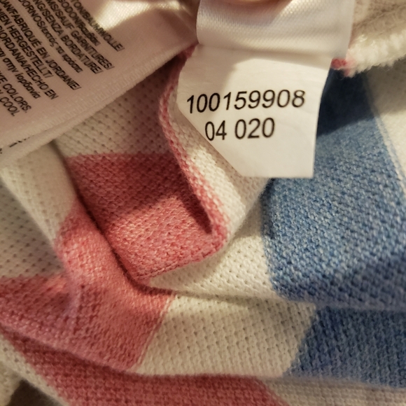 Brooks Brothers 1818 XXL 2XL Performance Polo Shirt Mens Red White Blue Pique - Picture 7 of 7